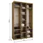 Skriňa Como 3-140 (40) biela/zlatá,3
