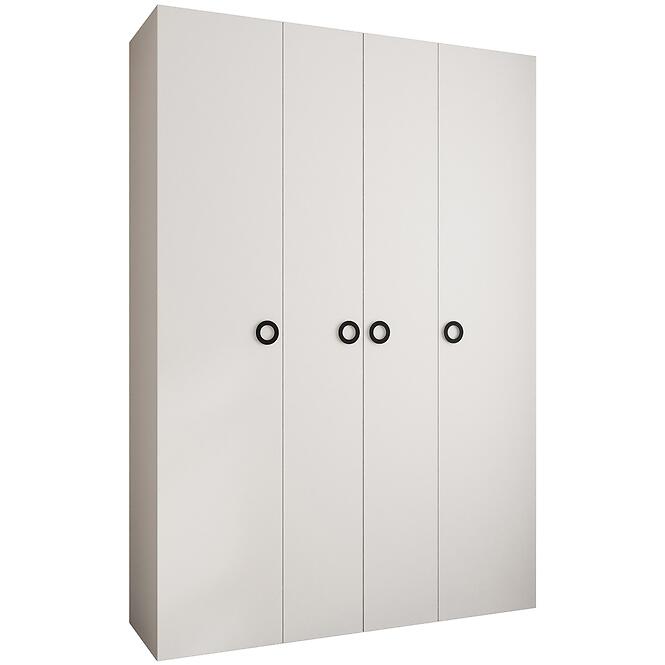 Skriňa Como 1-170 (50) biela/čierna