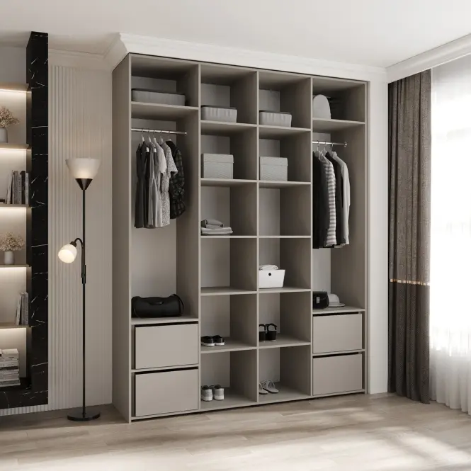 Skriňa Como 2-190 (50) biela/čierna