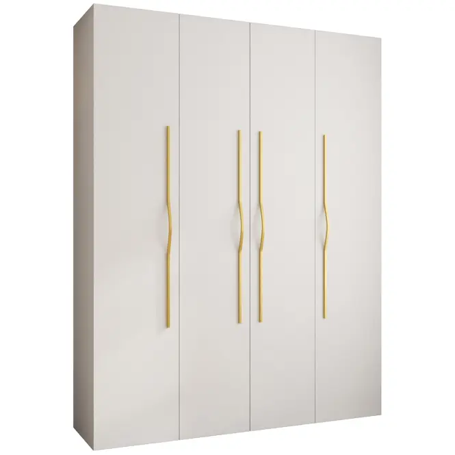 Skriňa Como 2-190 (50) biela/zlatá