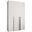 Skriňa Como 3-150 (50) biela/čierna
