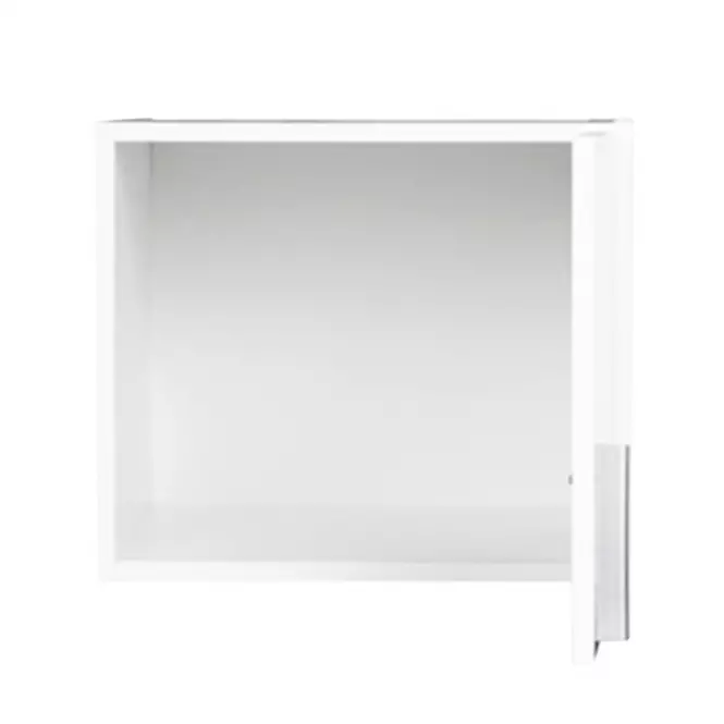 Nadstavec na skriňu Snow 47 cm  lesklá/biela alpská  01a