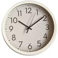 Hodiny fi 20cm 3XYLJ25280 WH