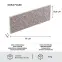 Dlažba granit grey leštený g664 30,5x61x1cm,4