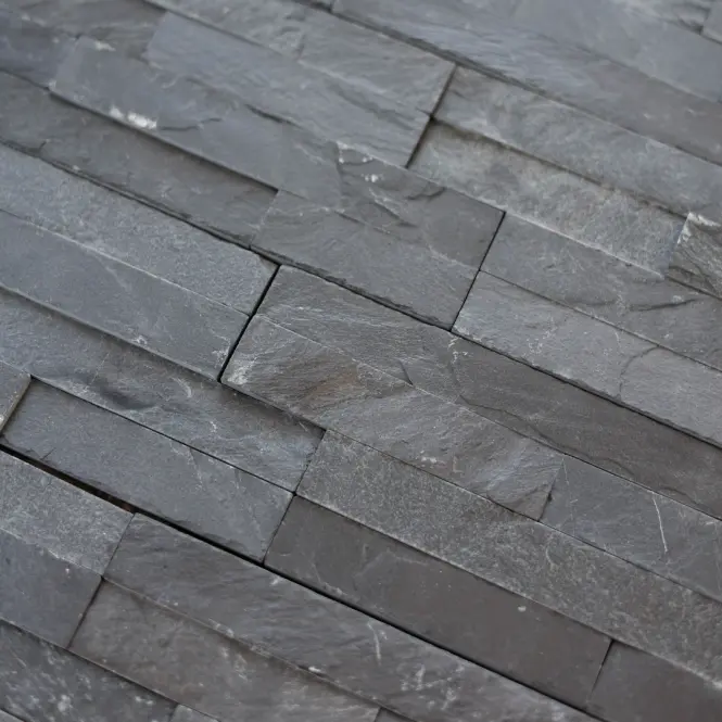 Prírodný obkladový kameň Black Slate