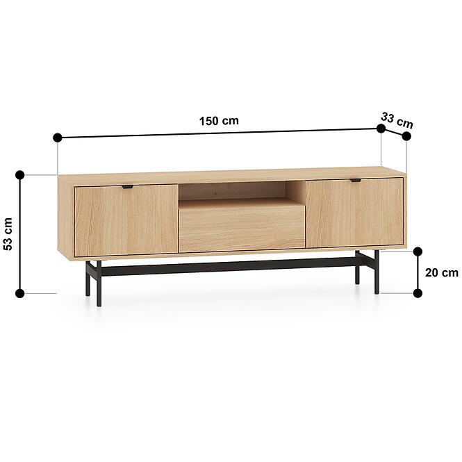 TV stolík 06 Reynos Dub Mavelie,2