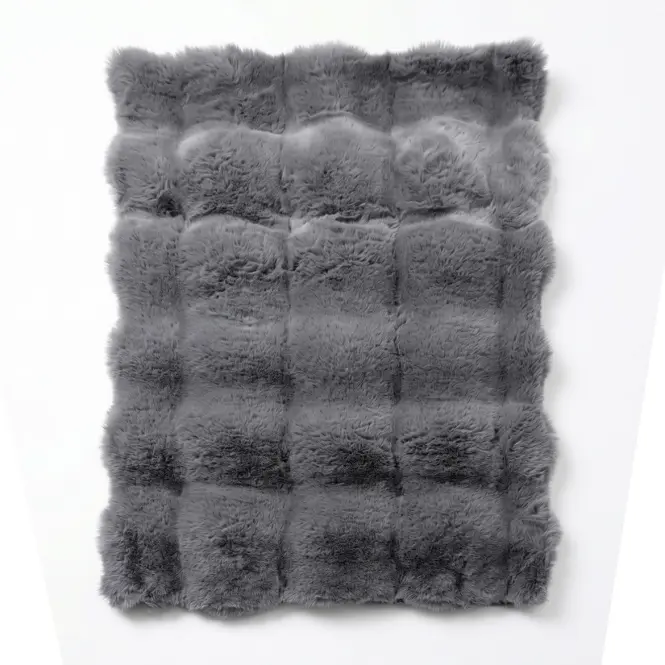 Koberec Rabbit Fur Big Bubble 0,6/0,9 Sm215 sivý