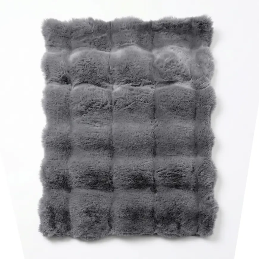 Koberec Rabbit Fur Big Bubble 0,6/0,9 Sm215 sivý