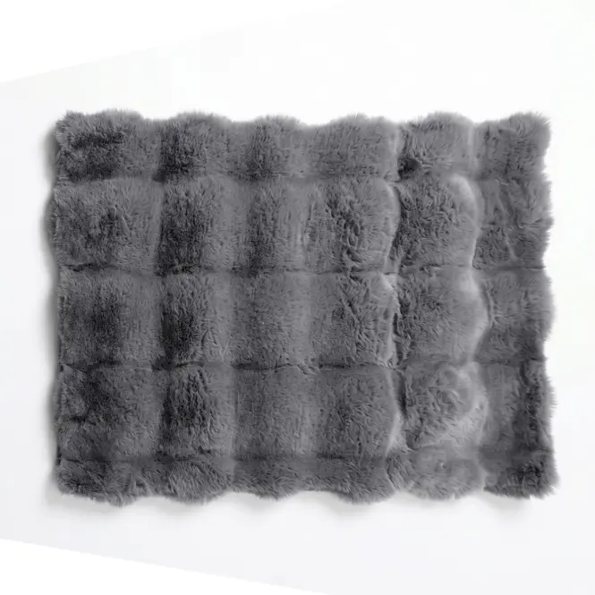 Koberec Rabbit Fur Big Bubble 0,6/0,9 Sm215 sivý