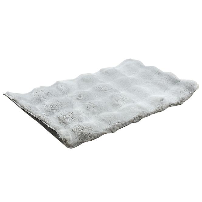 Koberec Rabbit Fur Big Bubble 0,6/0,9 Sm215 strieborný