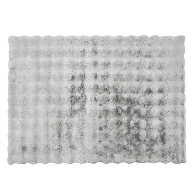 Koberec Rabbit Fur Big Bubble 1,6/2,3 Sm215 strieborný