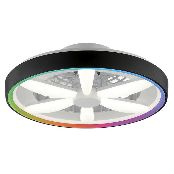 45KO WENTYLATOR SAVIR BLACK CCT+RGB 66934