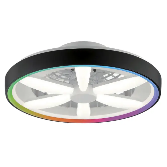 Ventilátor SAVIR BLACK CCT+RGB 66934