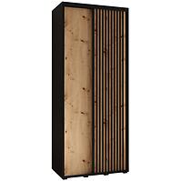 Skriňa Lanko 1-100 (45) čierna/artisan