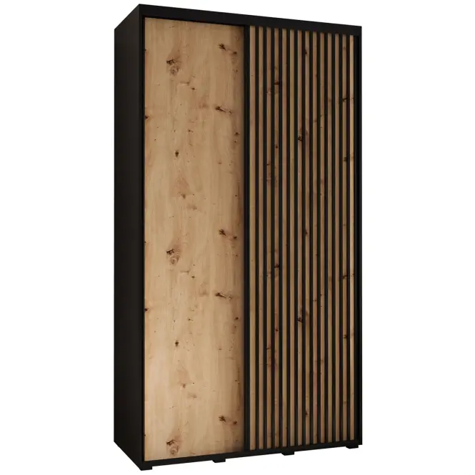 Skriňa Lanko 1-140 (45) čierna/artisan