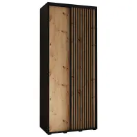Skriňa Lanko 1-100 (60) čierna/artisan