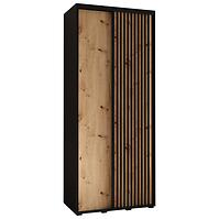 Skriňa Lanko 1-100 (60) čierna/artisan
