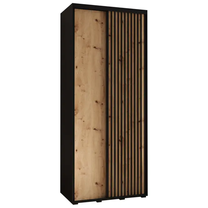 Skriňa Lanko 1-100 (60) čierna/artisan