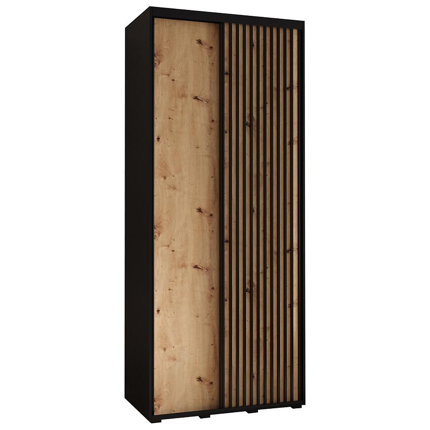 Skriňa Lanko 1-100 (60) čierna/artisan