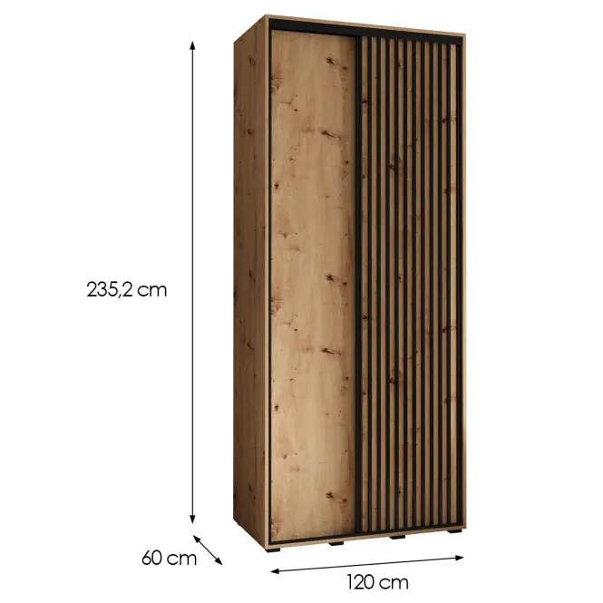 Skriňa Lanko 1-120 (60) artisan