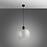 Luster CUBUS 11726 GRAPHITE 1 PŁ