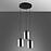 Luster SIERRA 11719 MM BLACK 3XE27