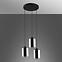 Luster SIERRA 11719 MM BLACK 3XE27