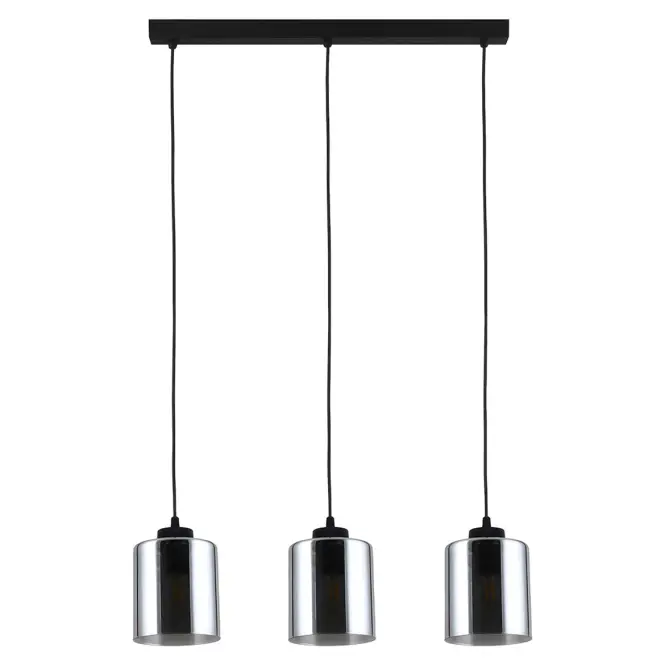 Luster SIERRA 11718 MM BLACK 3XE27,2