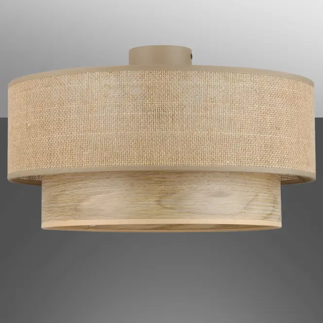 Luster DUO 11753 MINI JUTA WOOD 1XE27