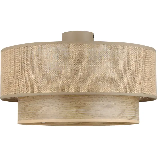 Luster DUO 11753 MINI JUTA WOOD 1XE27