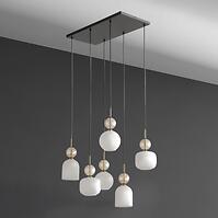 Luster SOPHIA COGNAC WHITE 11594 PL6