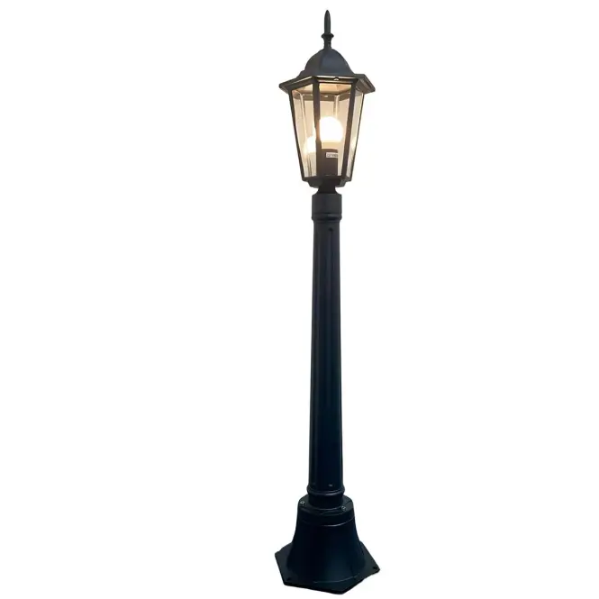 Záhradná lampa BONA OL-22105-02 1.05 S BLACK LP1,2