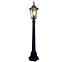 Záhradná lampa BONA OL-22105-02 1.05 S BLACK LP1,2