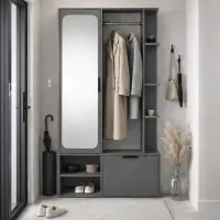 Predsieňový nábytok Nala Diamantovo sivá