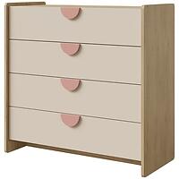 Komoda Lexi 10 Cremona/Macadamia/Ružová