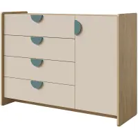 Komoda Lexi 9 Cremona/Macadamia/Morská