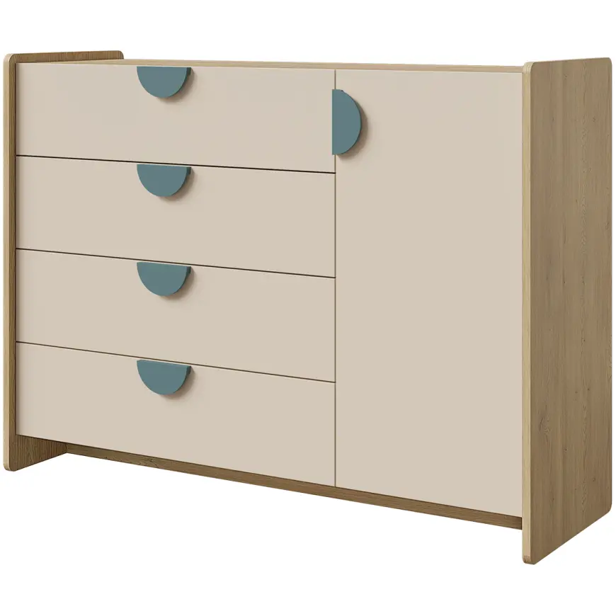 Komoda Lexi 9 Cremona/Macadamia/Morská