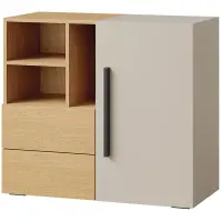 Komoda Lorin 8 Kašmír/Prírodný dub