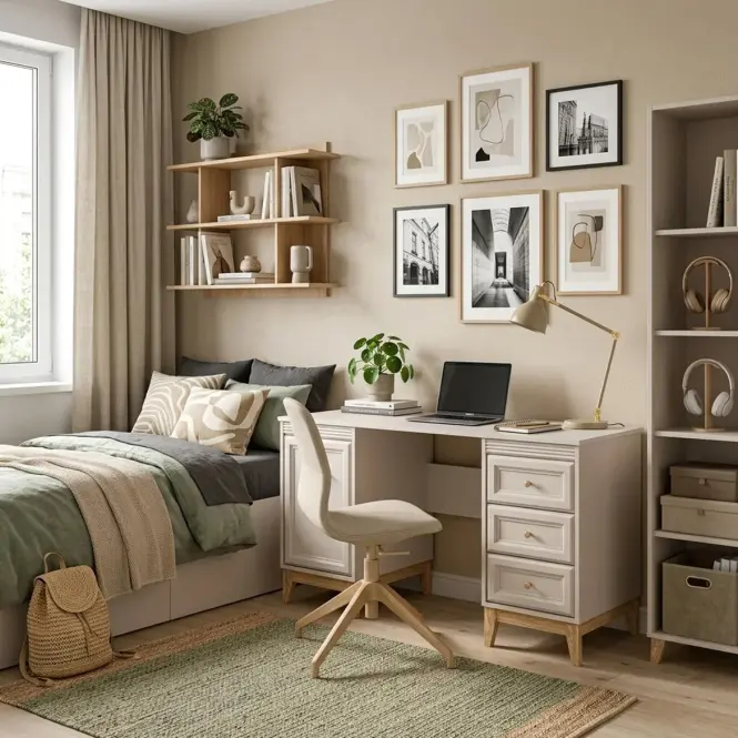 Písací stôl 14w Windsor Kašmír/Prírodný dub