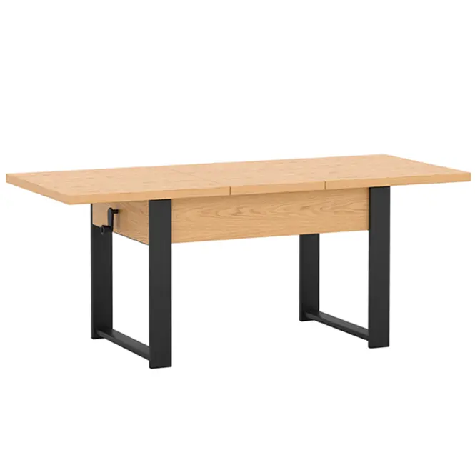 Zdvíhací stolík Hugo Bookmatch/Čierna,4