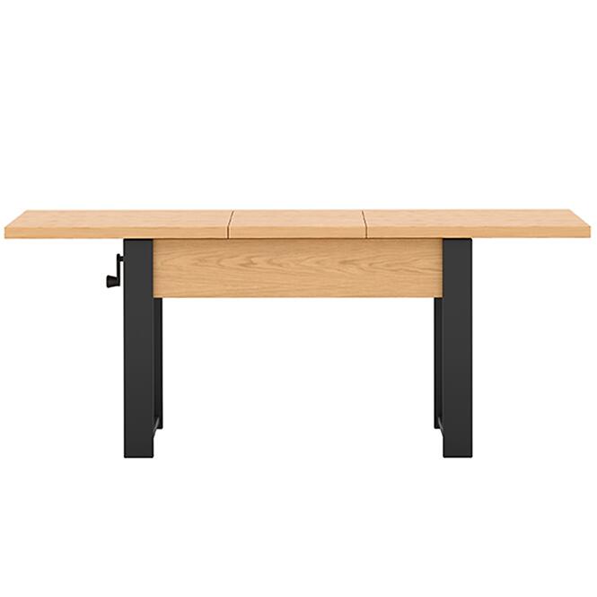 Zdvíhací stolík Hugo Bookmatch/Čierna