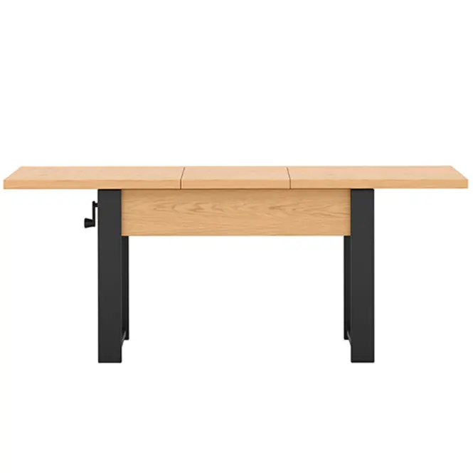 Zdvíhací stolík Hugo Bookmatch/Čierna,5