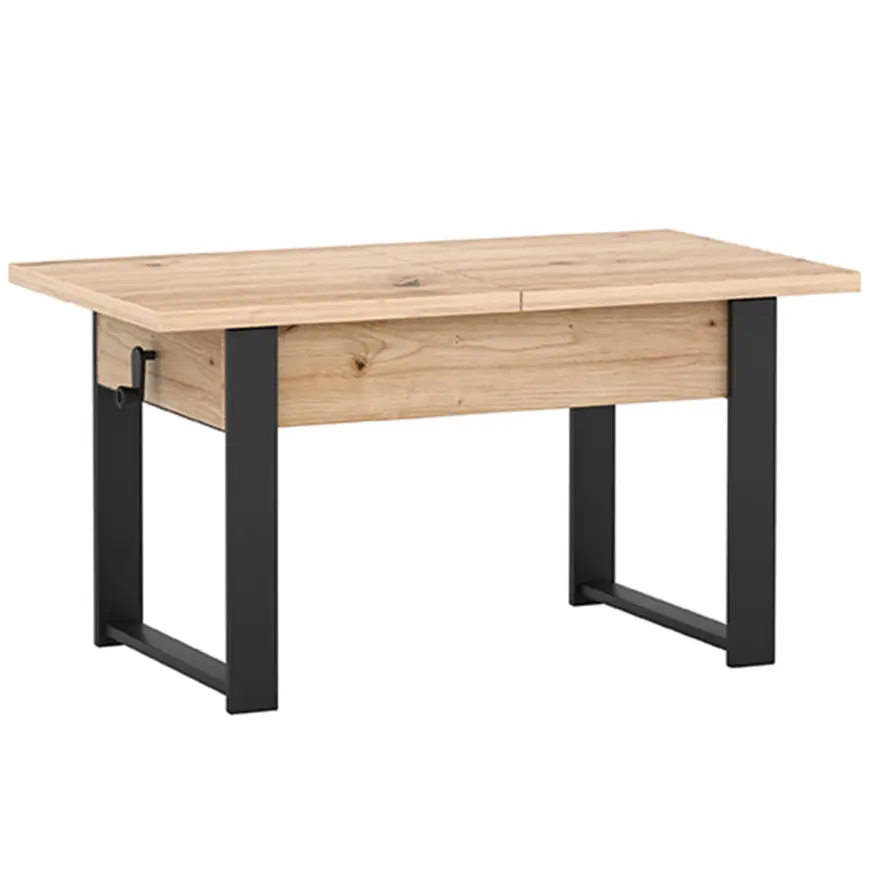 Zdvíhací stolík Hugo Artisan/Čierna