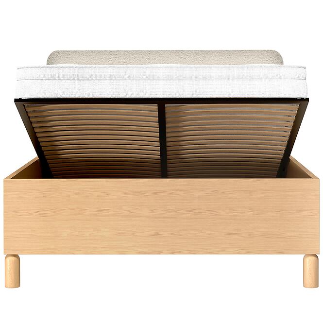 Posteľ 160/200 Sanden S11 Bookmatch Hustý rám