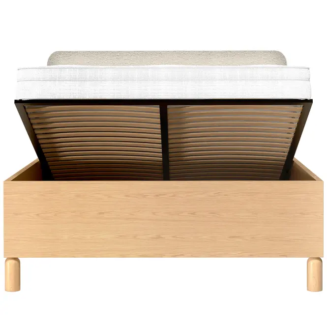 Posteľ 160/200 Sanden S11 Bookmatch Hustý rám,4