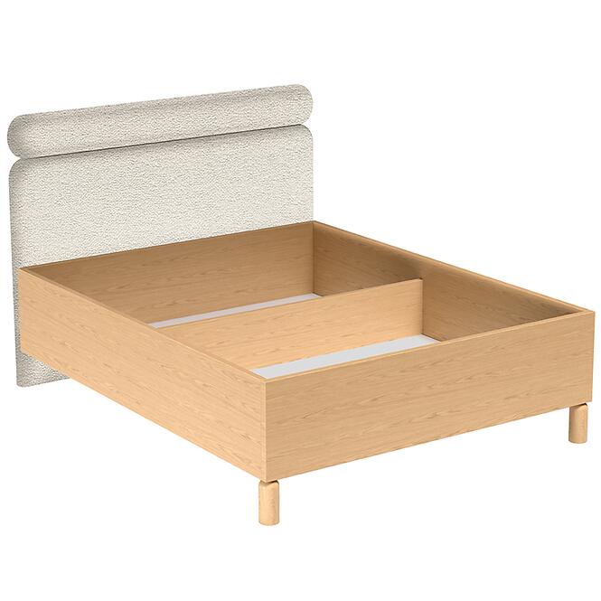 Posteľ 160/200 Sanden S11 Bookmatch Hustý rám