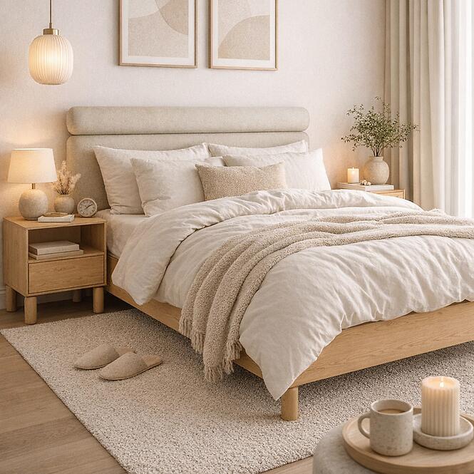 Posteľ 160/200 Sanden S11 Bookmatch Hustý rám