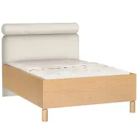 Posteľ 140/200 Sanden S12 Bookmatch Hustý rám