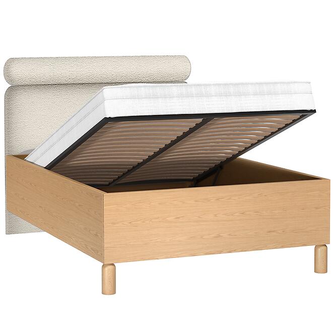 Posteľ 140/200 Sanden S12 Bookmatch Hustý rám,5