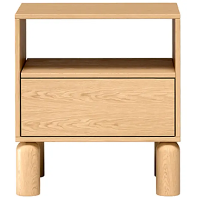 Nočný stolík Sanden S10 bookmatch,2